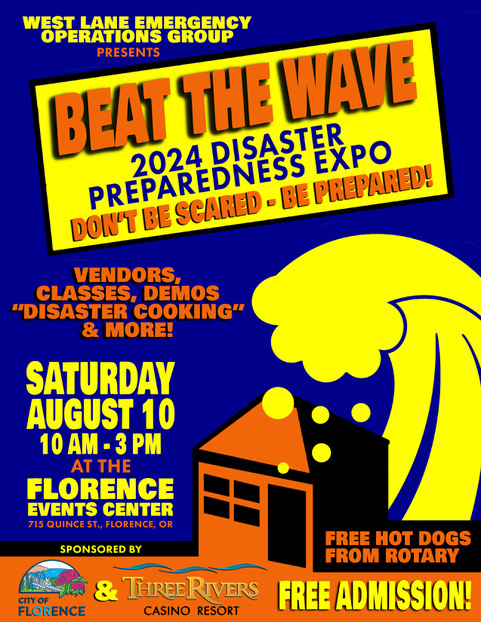 Beat the Wave 2024 Disaster Preparedness Expo Flyer